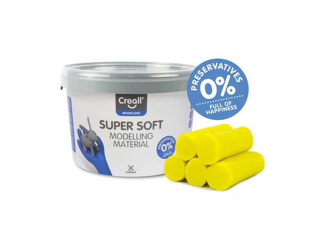 Klei Creall supersoft geel 1750gram