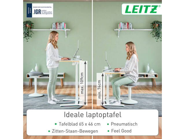Zit-sta bureau Leitz Ergo compact Inklapbaar