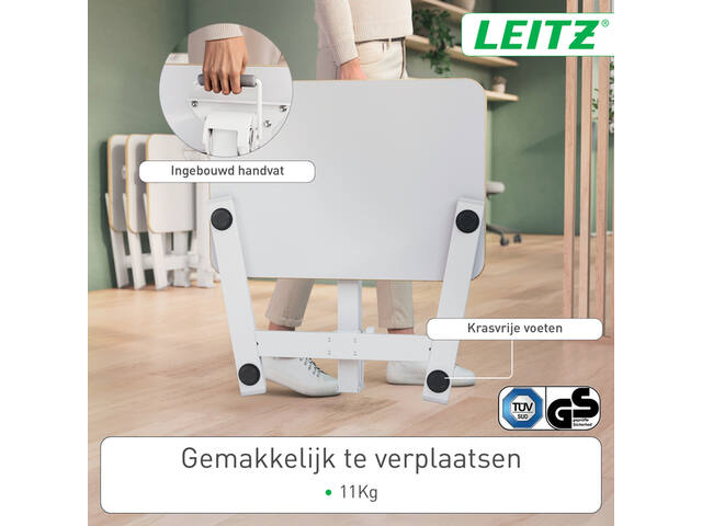 Zit-sta bureau Leitz Ergo compact Inklapbaar