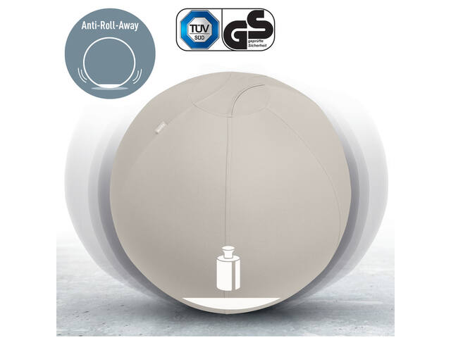 Actieve zitbal Leitz Ergo 75cm anti-rol design