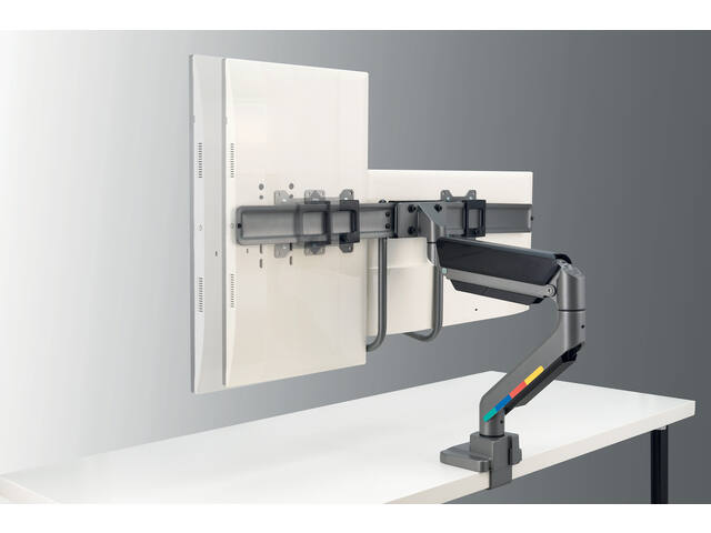 Monitorarm Kensington SF dubbel dwarsblk handgreep