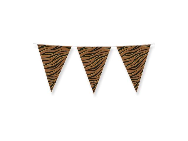 Party Flags foil Tiger Safari