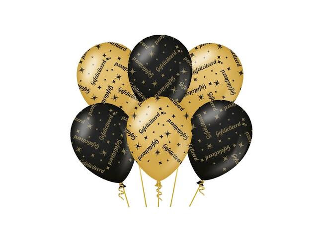Classy party balloons Gefeliciteerd