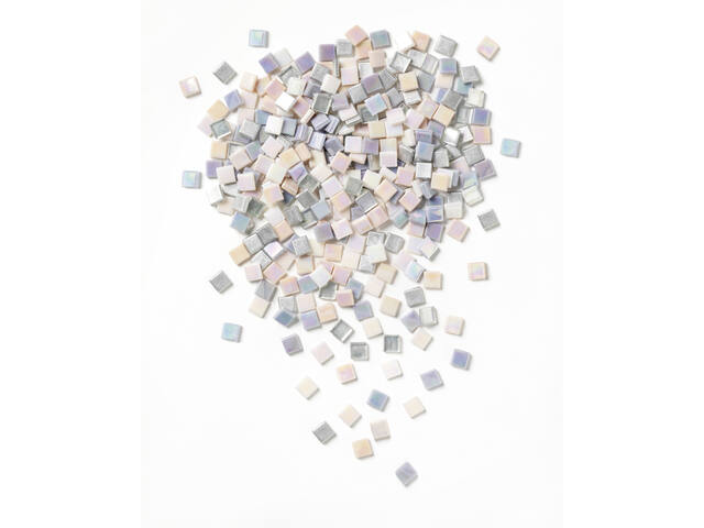 Mozaieksteentjes Folia 10x10mm glas iriserend
