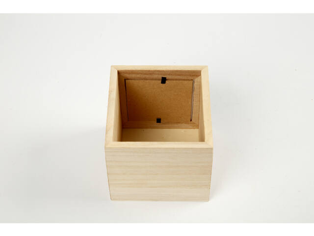 Pennenbakje Creativ Company 10x10x10cm hout