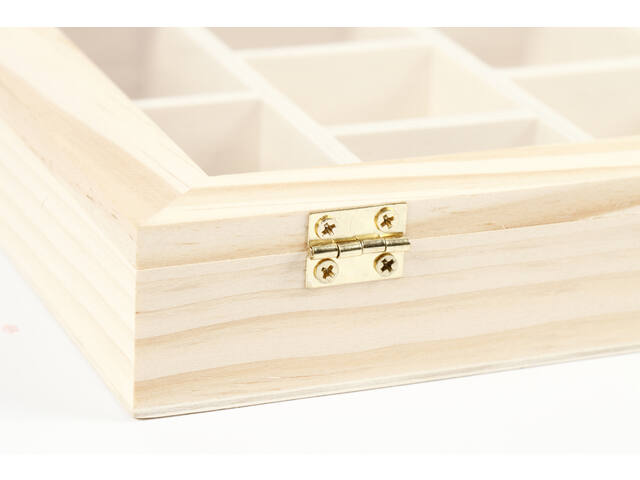 Kist Creativ Company 15.5x20.5x3.5cm glazen deksel