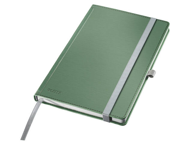 Notitieboek Leitz Style A5 lijn 160 pagina s groen