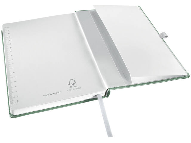 Notitieboek Leitz Style A5 lijn 160 pagina s groen