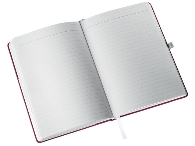 Notitieboek Leitz Style A5 lijn 160 pagina s rood