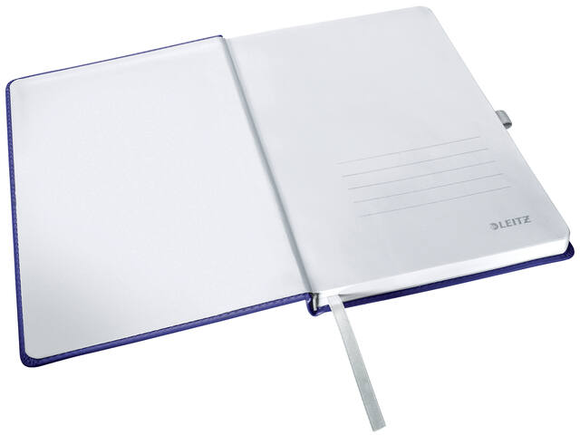 Notitieboek Leitz Style A5 lijn 160 pagina s blauw