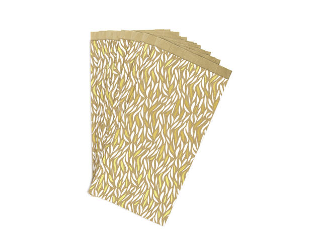 Cadeauzak Clairefontaine 12x24x4.5 kraft golf 50st