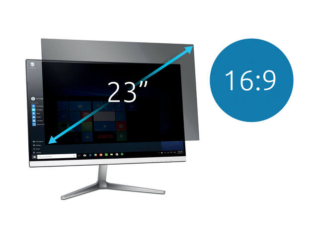 Privacyfilter Kens monitor 2-weg 23 inch 16:9