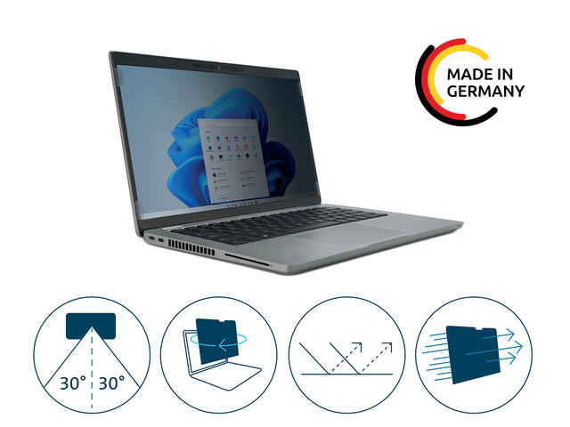 Privacyfilter Kens laptop 2-weg 14 inch breed 16:9