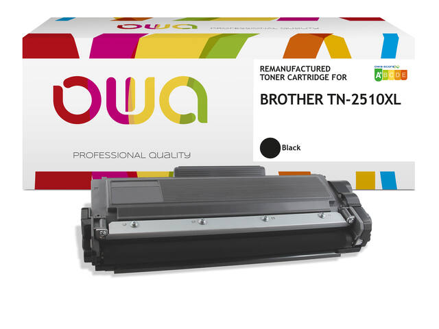 Toner OWA Brother TN-2510XL zwart HC