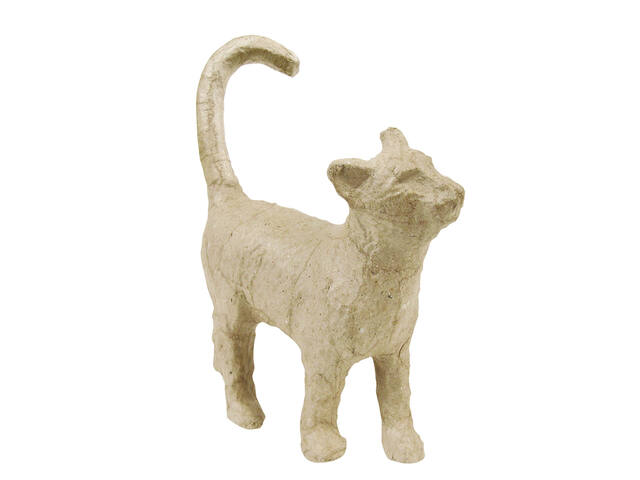 Figuur Decopatch kat rechtopstaand 11x3.5x12cm