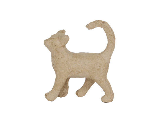 Figuur Decopatch kat rechtopstaand 11x3.5x12cm