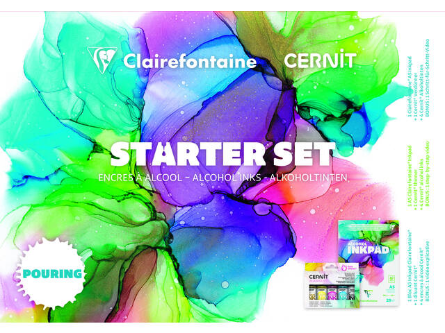 Alcoholinkt Clairefontaine starterset 8-delig