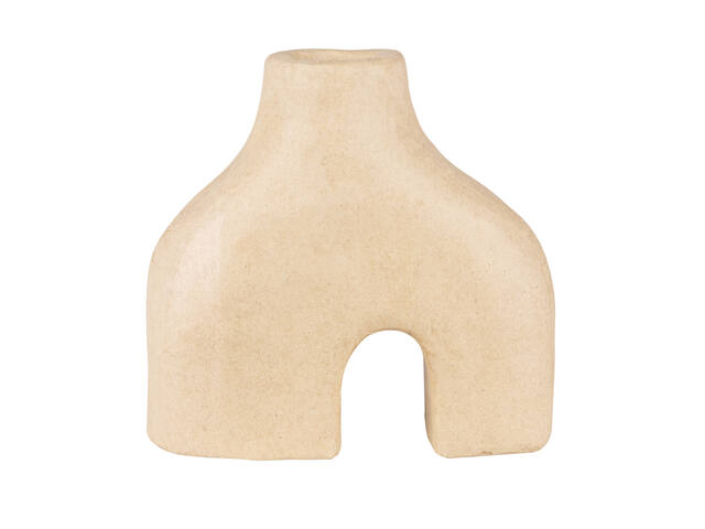 Figuur Decopatch vaas dubbele voet 19x7x18cm
