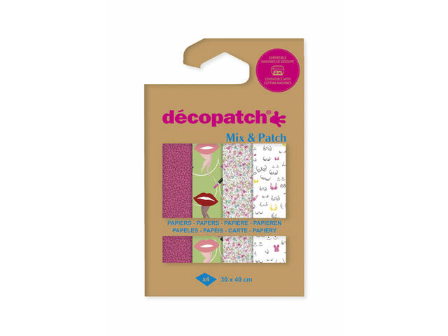Hobbypapier Decopatch 30x40cm 4v Ode aan de vrouw