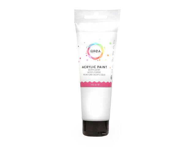 Acrylverf Qrea 120 ml wit