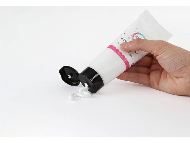 Acrylverf Qrea 120 ml wit