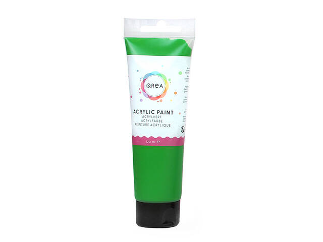 Acrylverf Qrea 120 ml briljant groen