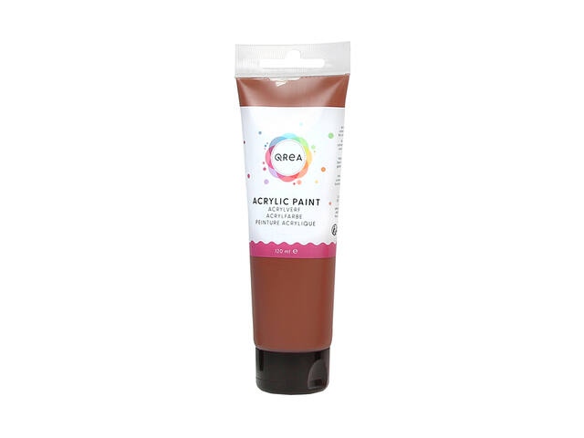 Acrylverf Qrea 120 ml burnt sienna