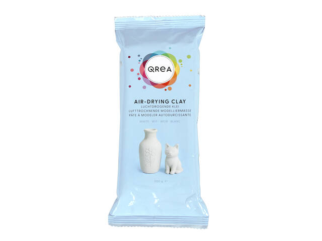 Klei Qrea luchtdrogend wit 500 gram