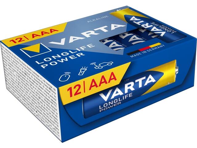 Batterij VARTA Longlife Power 12x AAA