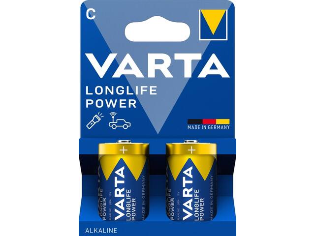 Batterij VARTA Longlife Power 2x C