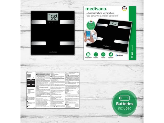 Weegschaal Medisana lichaamsanalyse BSA41 connect