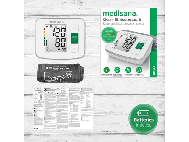 Bovenarmbloeddrukmeter Medisana BU 512