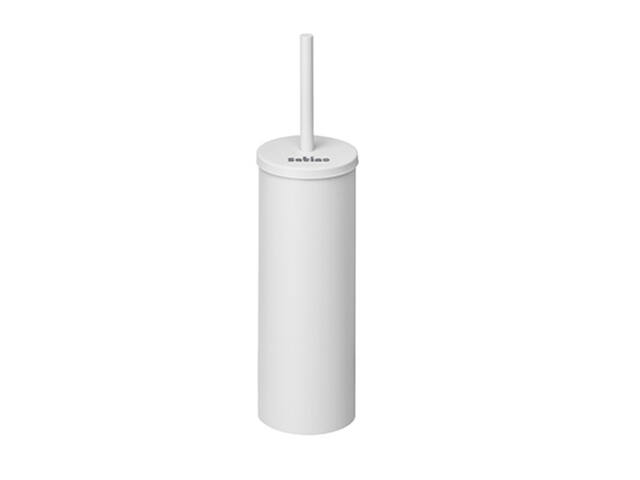 Toiletborstelset Satino metaal wit 332140