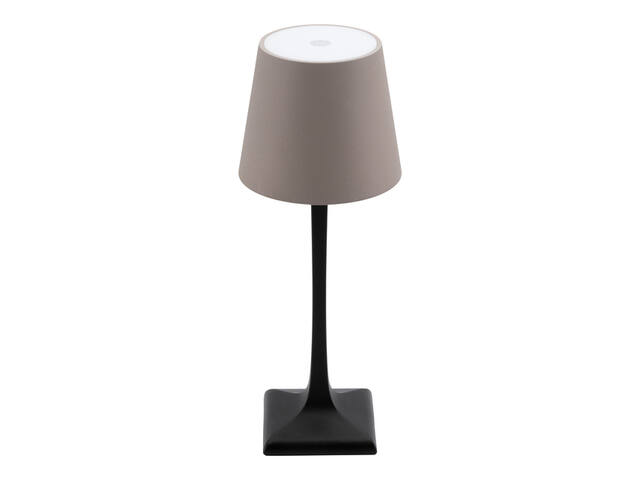 Tafellamp Securit Milano LED opl dimbaar taup-zwrt