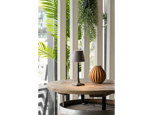 Tafellamp Securit Milano LED opl dimbaar taup-zwrt