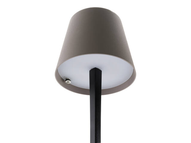 Tafellamp Securit Milano LED opl dimbaar taup-zwrt