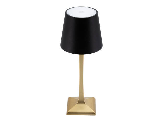 Tafellamp Securit Roma LED opl dimbaar zwart-goud