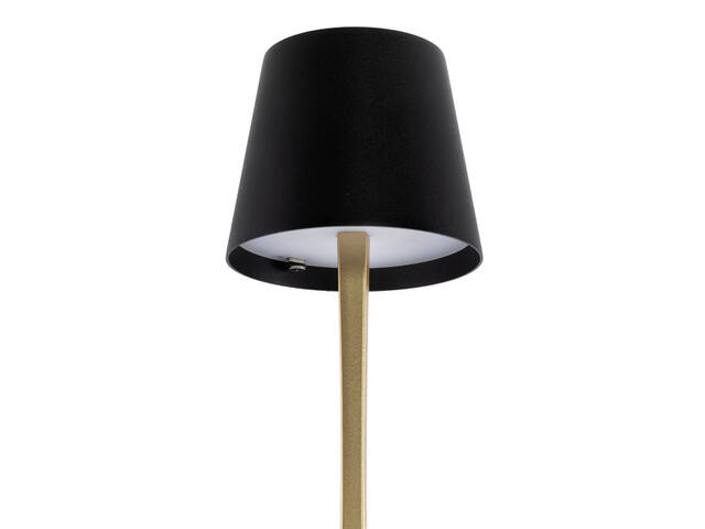 Tafellamp Securit Roma LED opl dimbaar zwart-goud