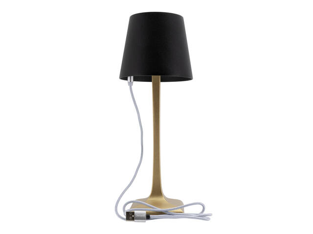 Tafellamp Securit Roma LED opl dimbaar zwart-goud