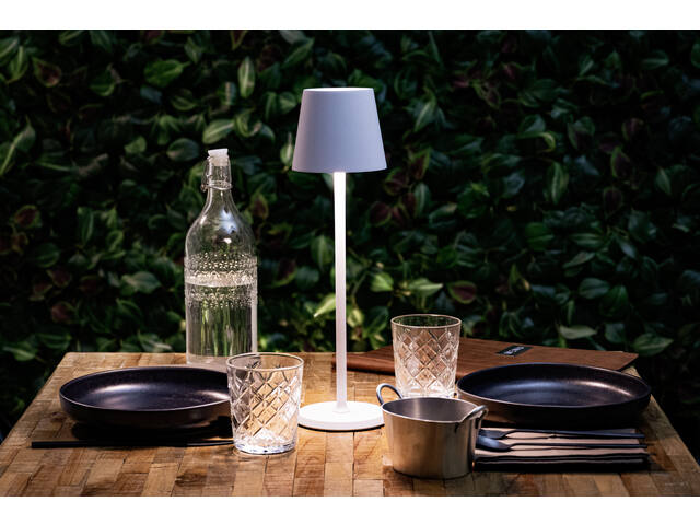 Tafellamp Securit Feline LED opl dimbaar wit