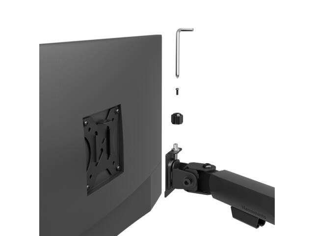 Monitorarm Neomounts NERO 1 scherm DS60 32 inch zw