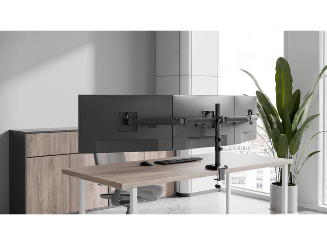 Monitorarm Neomounts NERO 3 schermen DS60 27 in zw
