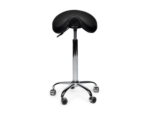 Premium zadelkruk zwart hoog