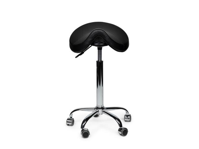 Premium zadelkruk zwart standaard