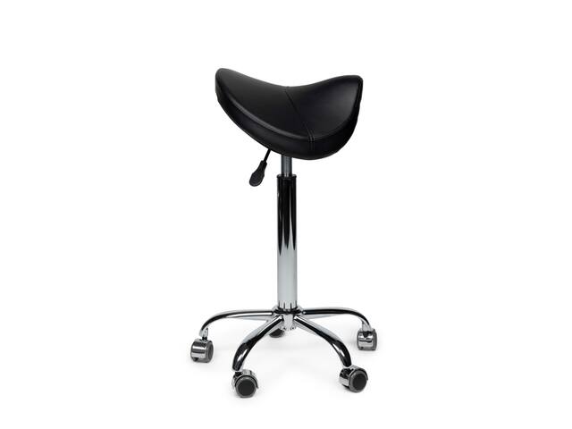 Premium zadelkruk zwart standaard