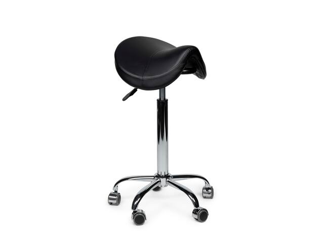 Premium zadelkruk zwart standaard