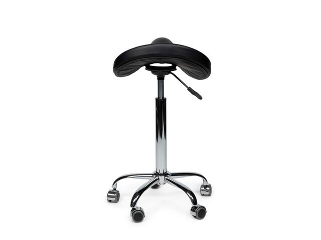 Premium zadelkruk zwart standaard