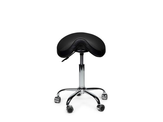 Premium zadelkruk zwart laag