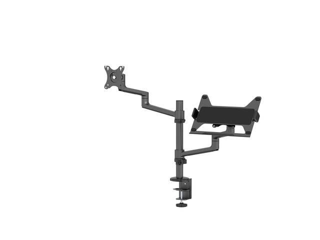 Monitorarm + laptophouder Neomounts NEXT DS20 zw