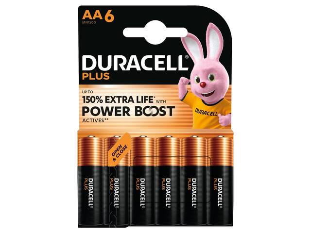 Batterij Duracell Plus Powerboost 6x AA